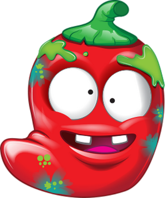 piment - légume - alimentation - smiley émoticône émoji cartoon clipart illustration - artémotic