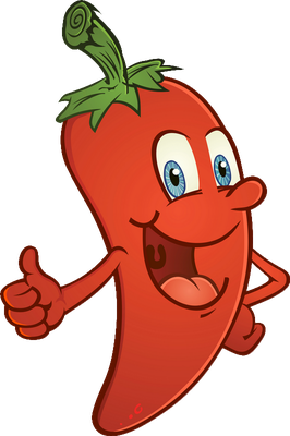 piment - légume - alimentation - smiley émoticône émoji cartoon clipart illustration - artémotic