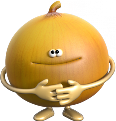 oignon - légume - alimentation - smiley émoticône émoji cartoon clipart illustration - artémotic