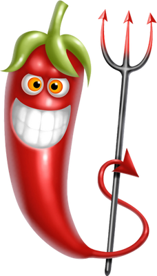 piment - légume - alimentation - smiley émoticône émoji cartoon clipart illustration - artémotic