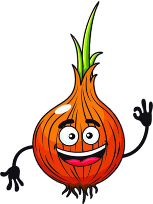 oignon - légume - alimentation - smiley émoticône émoji cartoon clipart illustration - artémotic