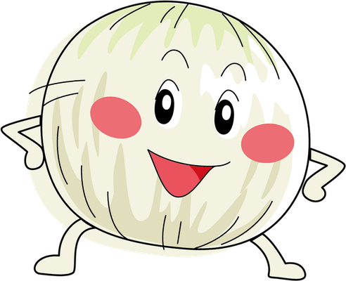oignon - légume - alimentation - smiley émoticône émoji cartoon clipart illustration - artémotic