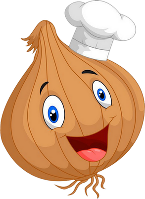 oignon - légume - alimentation - smiley émoticône émoji cartoon clipart illustration - artémotic