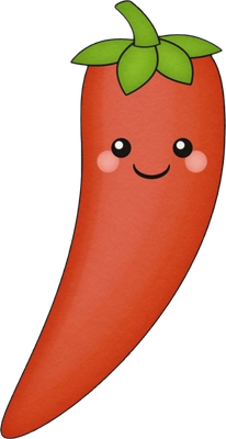 piment - légume - alimentation - smiley émoticône émoji cartoon clipart illustration - artémotic