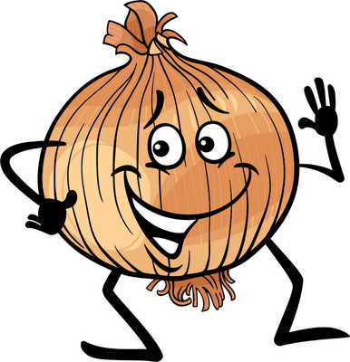 oignon - légume - alimentation - smiley émoticône émoji cartoon clipart illustration - artémotic
