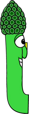 asperge - légume - alimentation - smiley émoticône émoji cartoon clipart illustration - artémotic