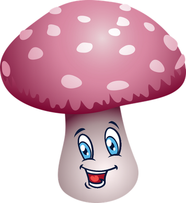 champignon - légume - alimentation - smiley émoticône émoji cartoon clipart illustration - artémotic