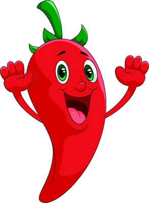 piment - légume - alimentation - smiley émoticône émoji cartoon clipart illustration - artémotic
