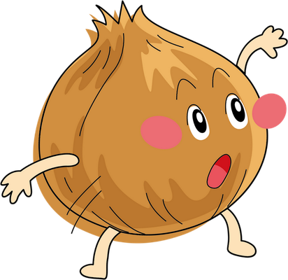 oignon - légume - alimentation - smiley émoticône émoji cartoon clipart illustration - artémotic