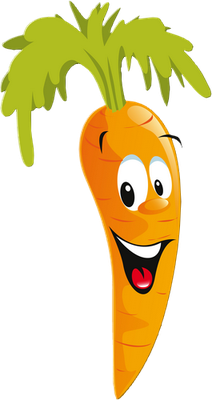 carotte - légume - alimentation - smiley émoticône émoji cartoon clipart illustration - artémotic