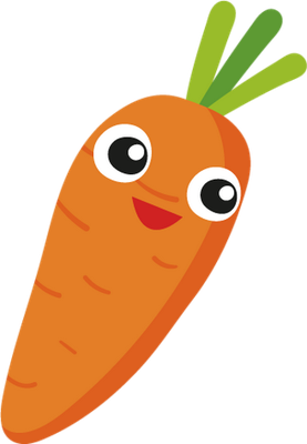 carotte - légume - alimentation - smiley émoticône émoji cartoon clipart illustration - artémotic