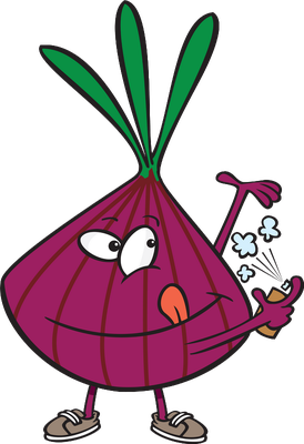 oignon - légume - alimentation - smiley émoticône émoji cartoon clipart illustration - artémotic