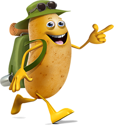 pomme de terre - légume - alimentation - smiley émoticône émoji cartoon clipart illustration - artémotic