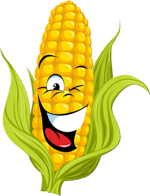 maïs - légume - alimentation - smiley émoticône émoji cartoon clipart illustration - artémotic
