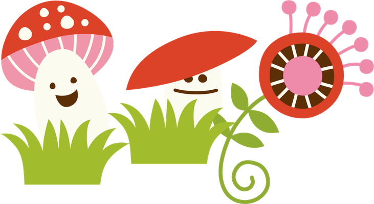 champignon - légume - alimentation - smiley émoticône émoji cartoon clipart illustration - artémotic