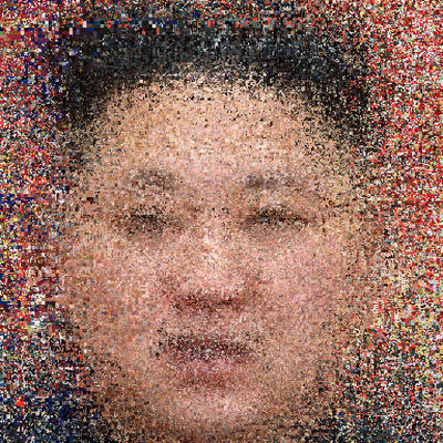 JIM_KONG-UN.png, 2023, Collage Digital de Fotos de Kim Jong-un en MSPaint,
