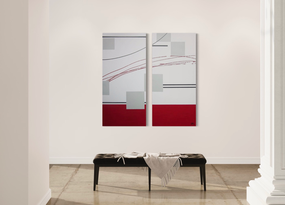 Grande  ·  2 x 70 x 150 cm  · Acryl auf Leinwand  ·  2011  ·  Preis auf Anfrage