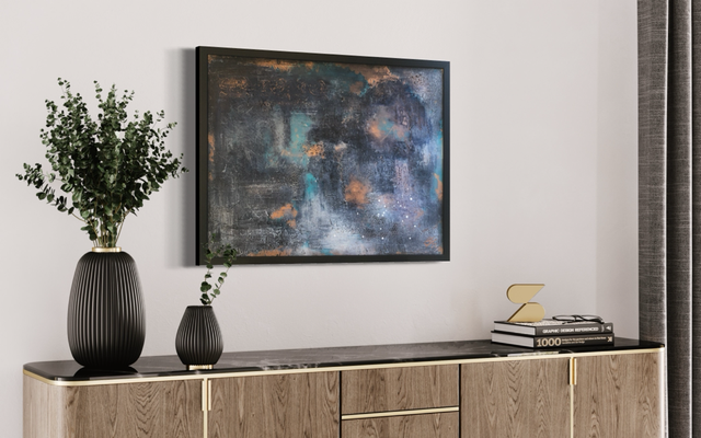 Submarine  ·  60 x 80 cm  ·  Mixed Media auf Leinwand  ·  2022 