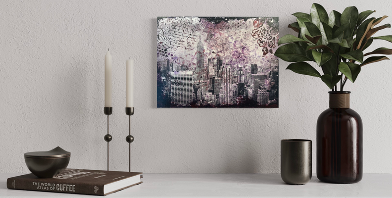 Back in the City  ·  20 x 30 cm  ·  Acryl auf Leinwand  ·  2022