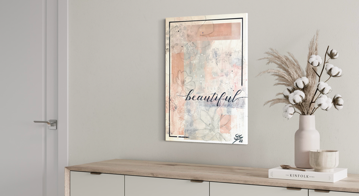 Hello Beautiful  ·  50 x 70 cm  ·  Acryl auf Leinwand  ·  2022  