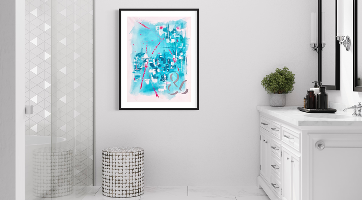 Bath & Nails  ·  60 x 80 cm  ·  Acryl auf Leinwand  ·  2021 