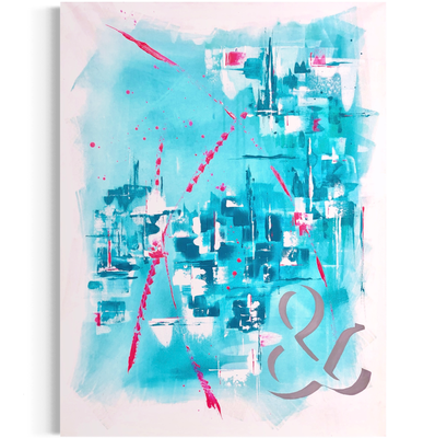 Bath & Nails  ·  60 x 80 cm  ·  Acryl auf Leinwand  ·  2021  