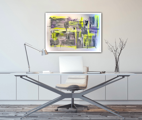 Neon Asia  ·  70 x 100 cm  ·  Acryl auf Leinwand  ·  2022  ·  verkauft