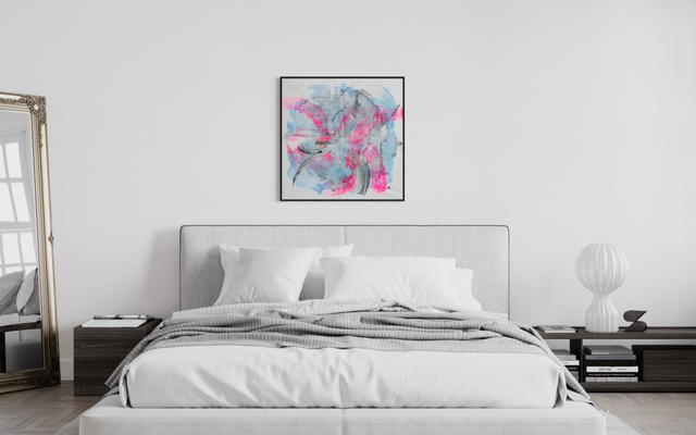 Week  ·  80 x 80 cm  ·  Acryl auf Leinwand  ·  2023 