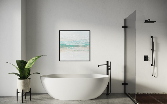 Whitehaven Beach ·  80 x 80 cm  ·  Mixed Media auf Leinwand  ·  2023  ·  verkauft  