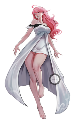 Title: Creation | Original Art: Renz (renzart.carrd.co) 2024 | Finales Design von Kokoro, Fullbody des Character Sheet.