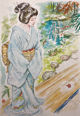 8：晩秋を想う【個人蔵】