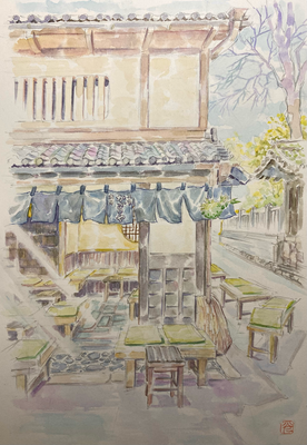 『かざりや 早春』（18×26㎝）