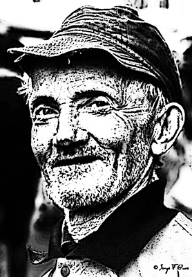 Portrait au trait par Serge Faure