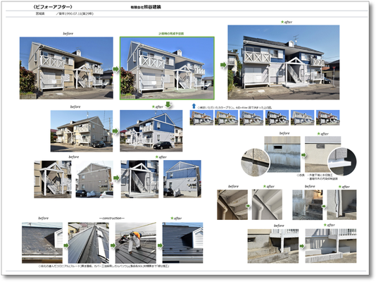 ⑥ビフォーアフター編集。