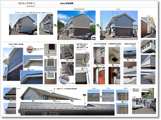 ⑥ビフォーアフター（A3判）