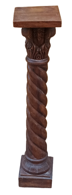 Columna madera maciza. Origen Tailandia. 100x20x20