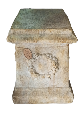 Columna de resina imitación piedra. 70x40x40 