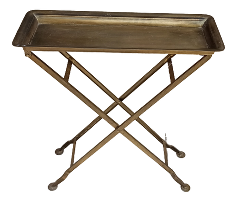 Bandeja con patas metal. Ref 45699. 74x63x23