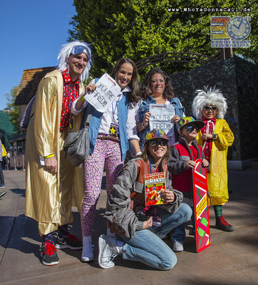 Back to the Future Cosplayer at Univeral Studios