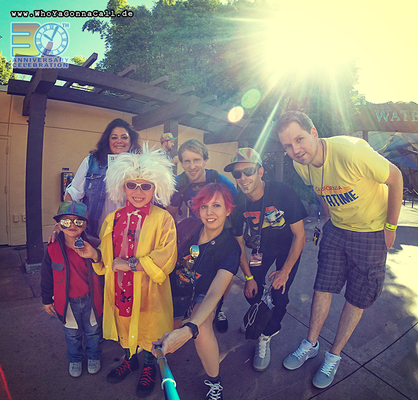 Selfie with Back to the Future Cosplayer