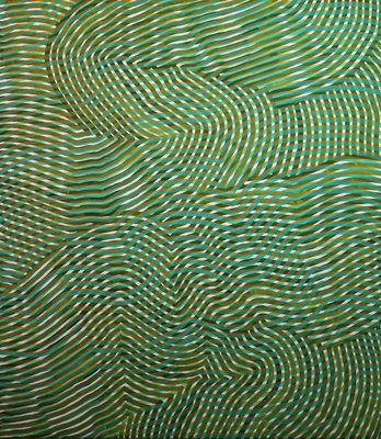 Lines M10 / 160x140 / Acryl auf Leinwand / 2016