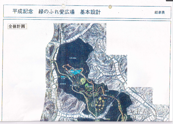 昭和村　岐阜県昭和村全体図　１　