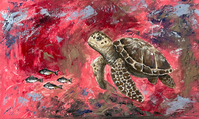 Acryl auf Leinwand 40x24cm