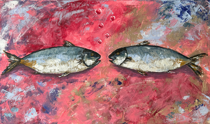 Acryl auf Leinwand 40x24cm
