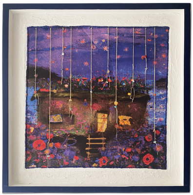 innergardens Kunst, Druck auf Stoff