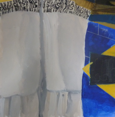 Fridas Kleider 01, Acryl auf Leinwand, 60 x 60 cm 