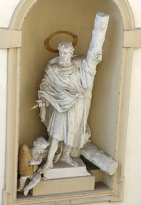 Peterskirche: Statuen von Lorenzo Mattielli - 1730