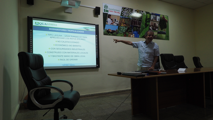 Proyecto de capacitación biodigestores industriales en Cuba 