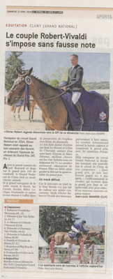 Article paru dans Le Journal de Saône et Loire le 22 avril 2018