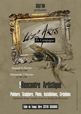 F.MARTIN© Affiche Lez'Arts en Campagne 2014